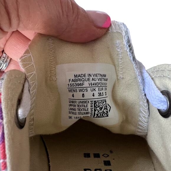 Converse Chuck Taylor All Star Tropical Floral Low Top Sneakers Women’s Size 6 - Picture 2 of 5